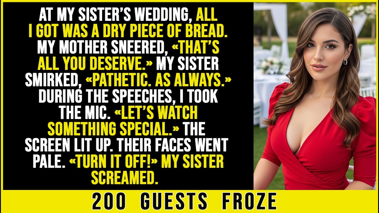 They Gave Me Dry Bread at My Sister’s Wedding — Then My Revenge Video Stunned Everyone