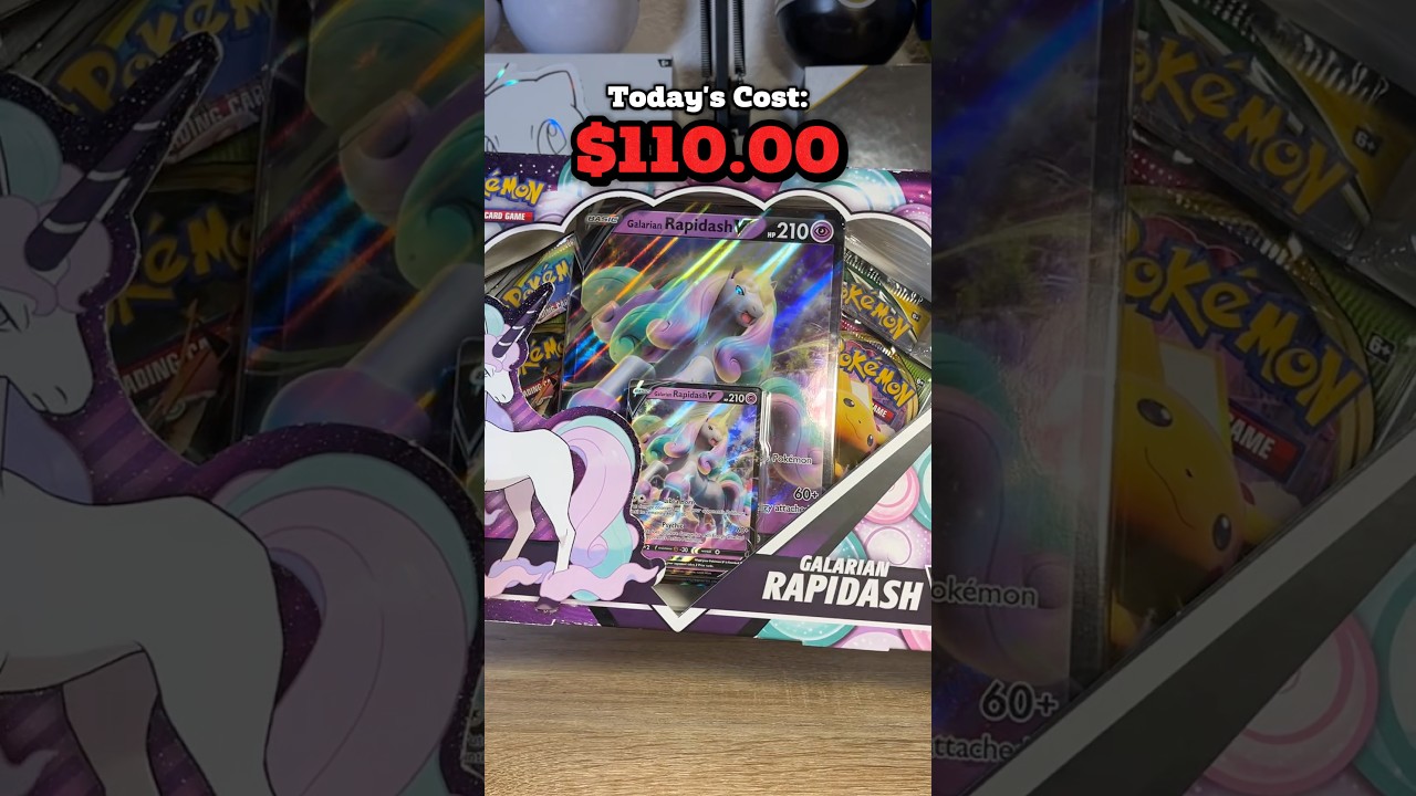 Galarian Rapidash V Box Pack Opening! (Day 40) Pulling ALL 1,025 Pokemon in the Pok&eacute;dex #pokemontcg