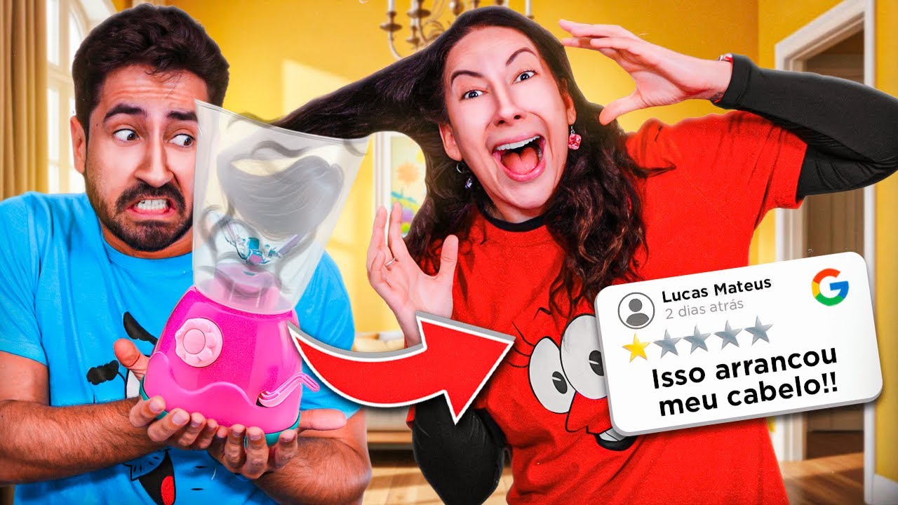 Testando os PIORES PRODUTOS DE 1 ESTRELA!