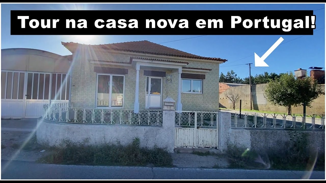 TOUR NA CASA NOVA EM PORTUGAL 🏠🇵🇹 Vamos mudar muita coisa!
