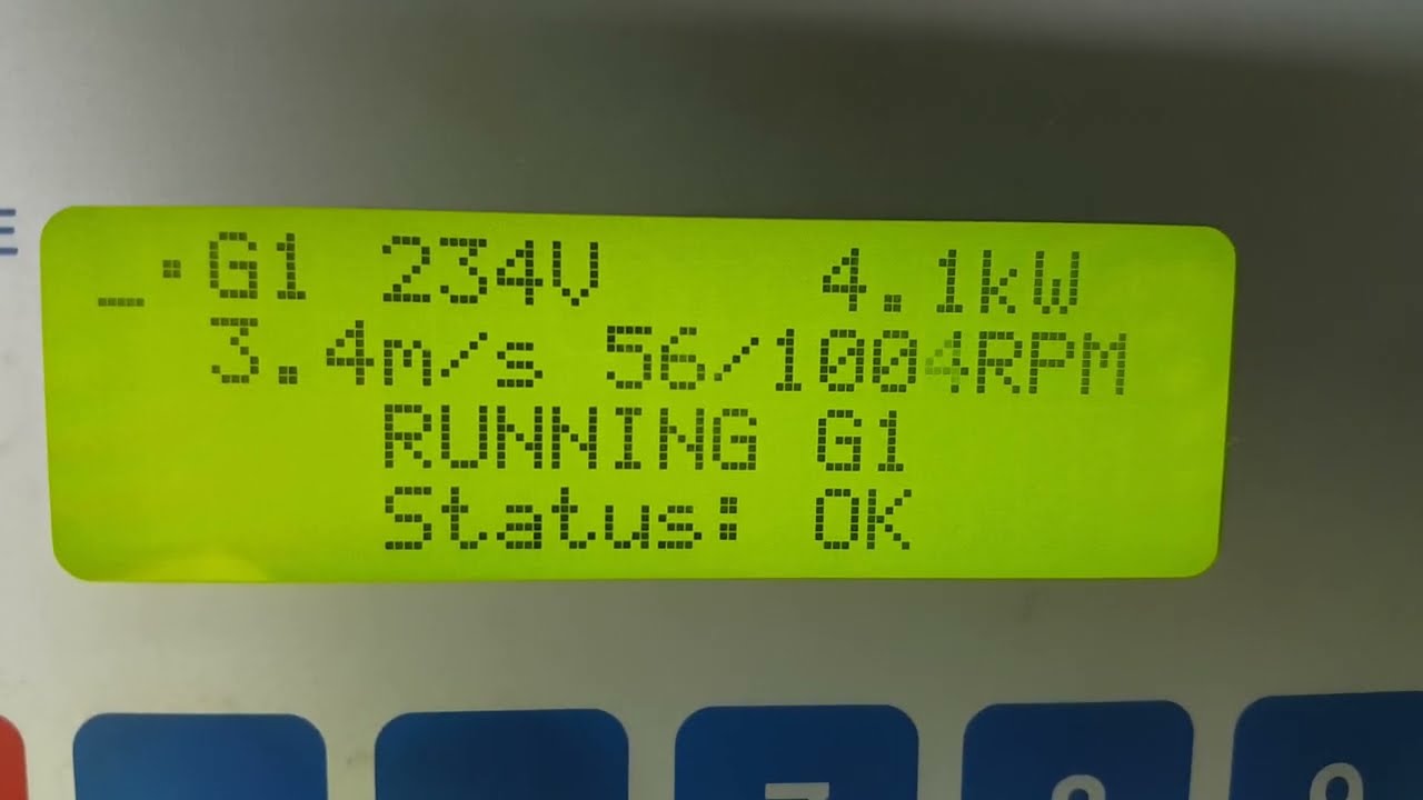 Gaia-Wind 11kW - Windspeed vs Power (low wind condition)