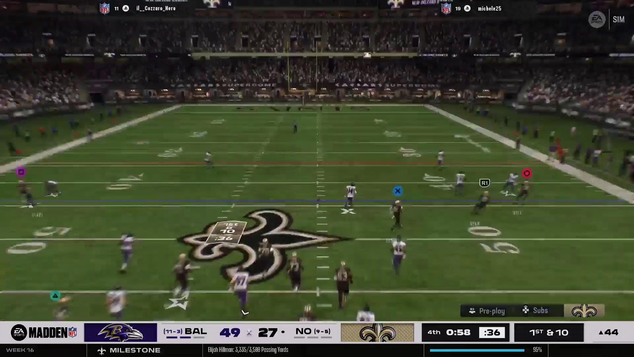 MADDEN 26 - michele25 - saints ravens