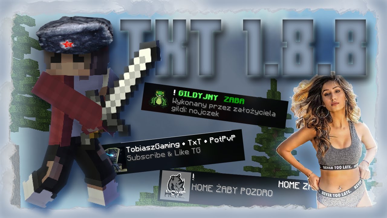 TOP 5 TXT 1.8.8 🥵 | ŁATWA TOPKA | PVP/FPS BOOST