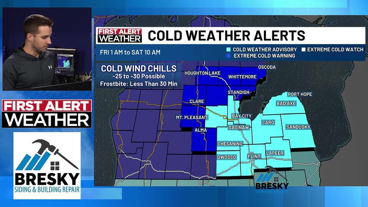 First Alert Weather Update: Snow chances in the weekend
