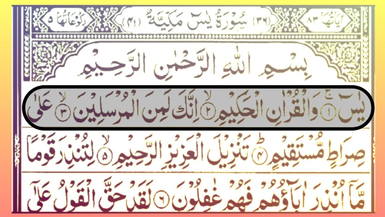 SURAH YASEEN SHARIF FULL RECITATION HOLIDAY QURAN FOR YASEEN BY QARI MANZAR RAZA LEARNING QURAN 