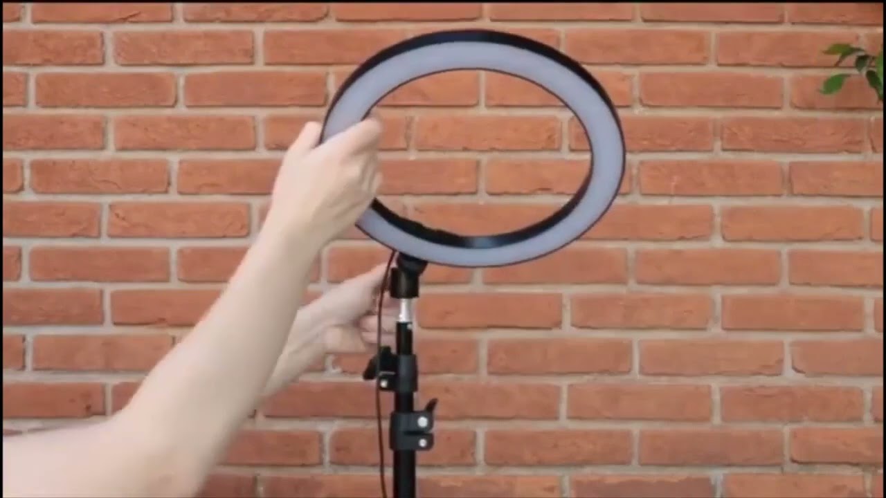 Ring Light 10 Completo Iluminador Port&aacute;til 26cm + Trip&eacute; 2,1m