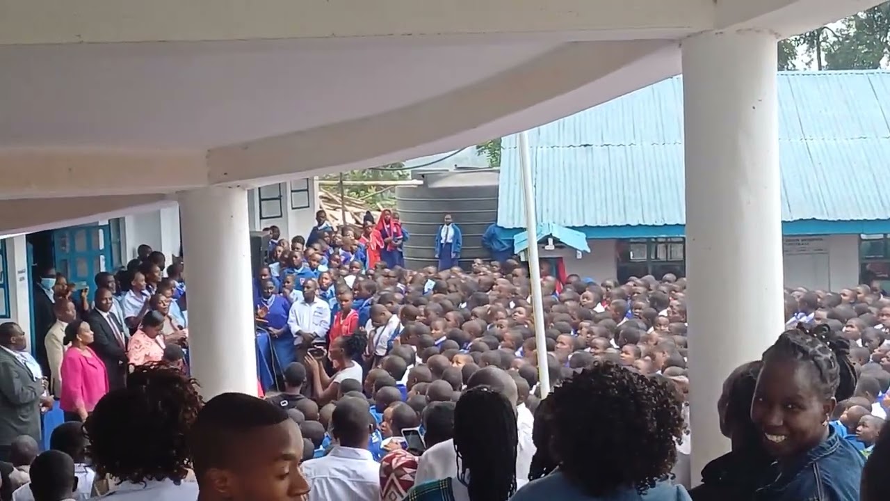Sironga Girls Chief Principal Jane Nyanumba Singing Sweet song With Tombe girls