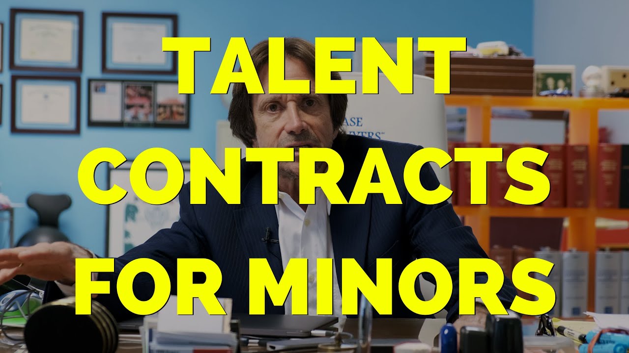 Talent Contract For A Minor