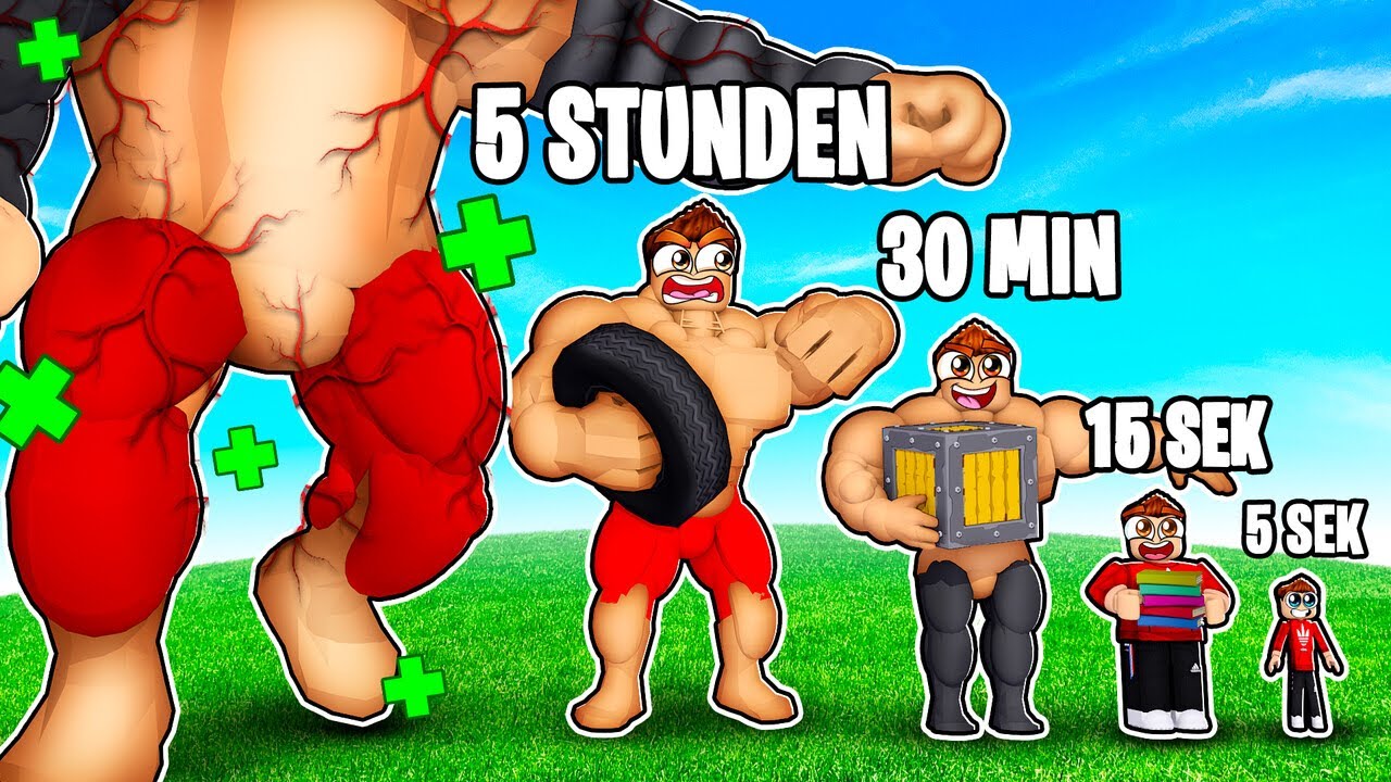ICH WERDE JEDE SEKUNDE STÄRKER in Roblox!