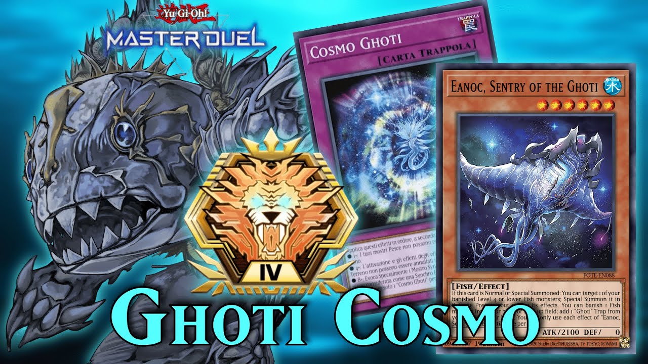 Reaching Master Rank With Ghoti Cosmo (Coelacanth) [Yu-Gi-Oh! Master Duel]