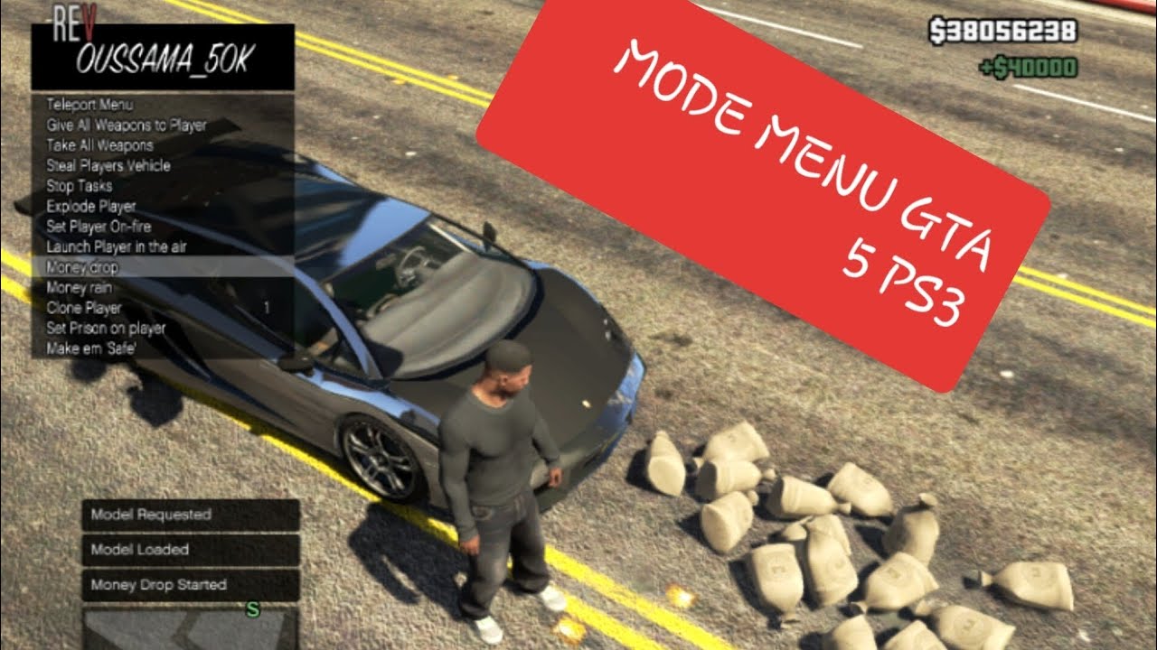 📢 اليوم عندنا غديو جديد 🔥في هذا الفيديو ركّبنا مود منيو جديد على GTA 5 PS3 ✅المود يشتغل في الأنلاين