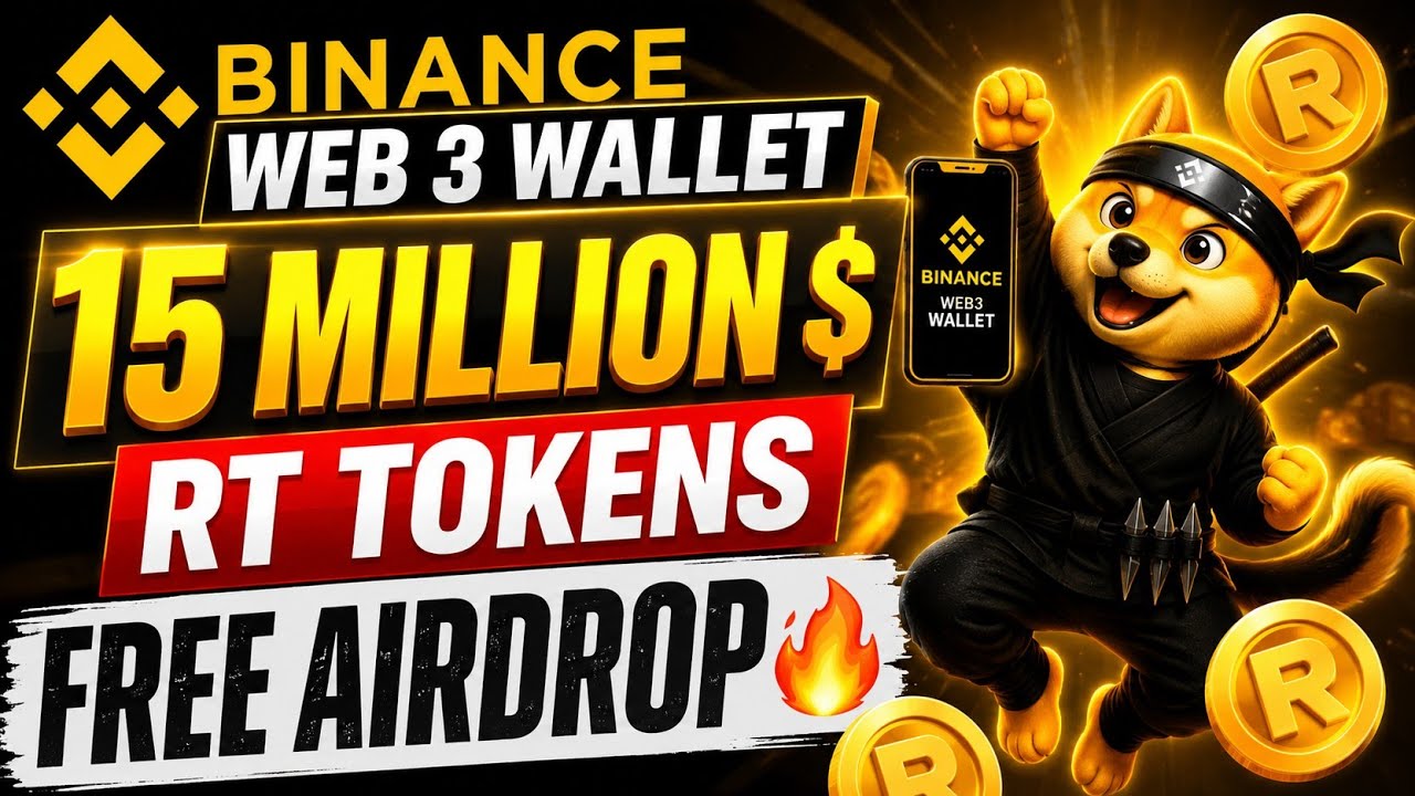 🔥 🚀 Binance Web3 Wallet 15 Million $RT Tokens FREE Airdrop is LIVE!