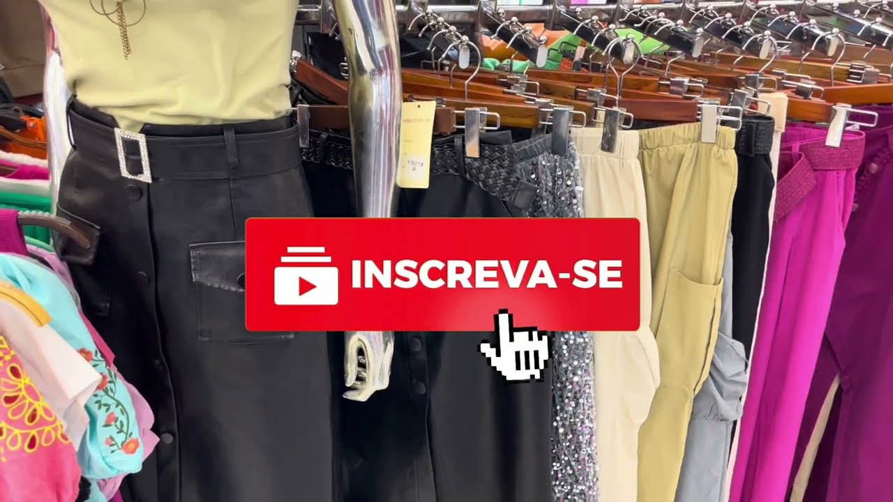 SAIAS no BRÁS - TOUR em Várias Lojas - Cartão Contato e Valores #brás #saias