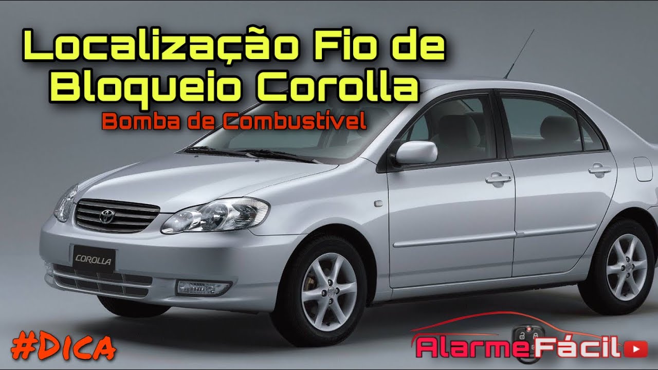 Localização Fio de Bloqueio Corolla 2005 #Dica