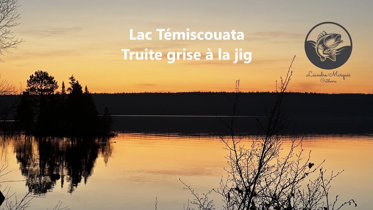 Lac Témiscouata, Truite grise à la JIG, 4K