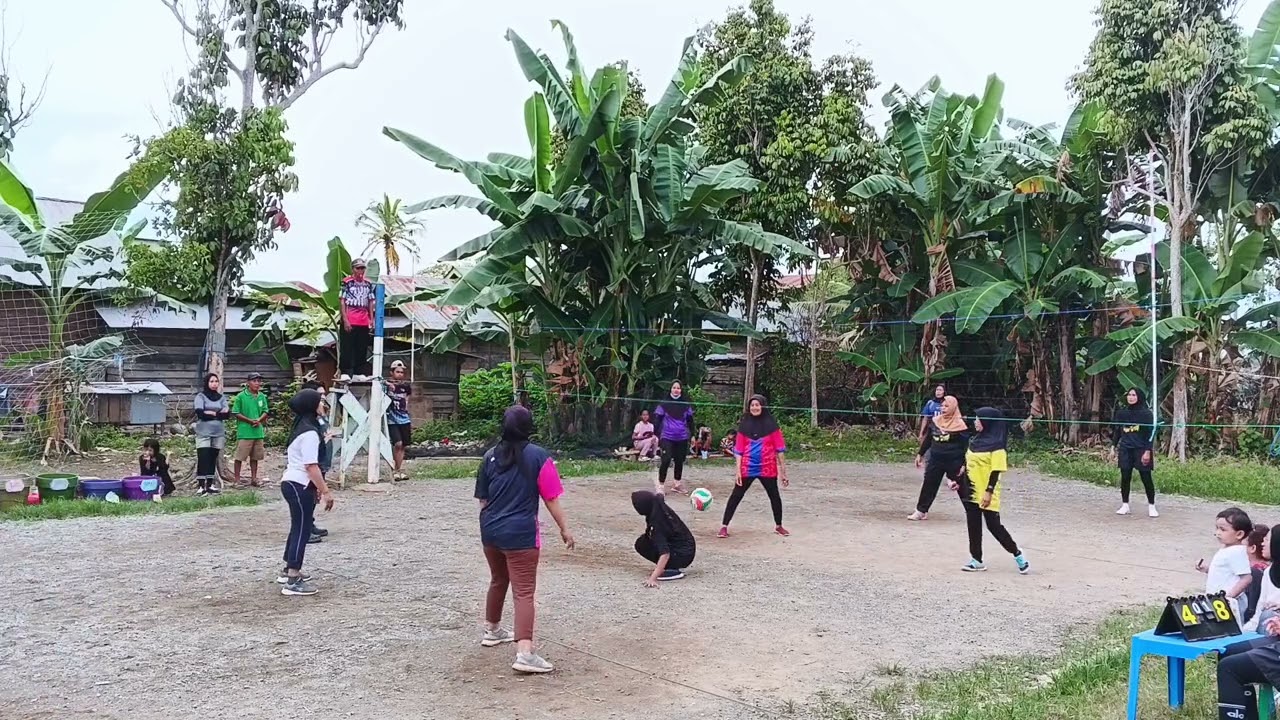 Pertandingan Voli Benteng Gawe VS Paconne - set 2 