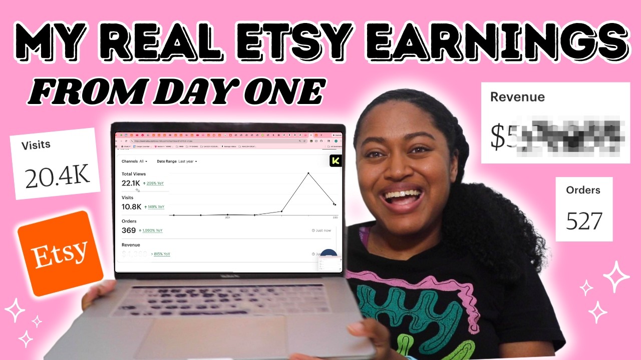 how much i made total on etsy shop since starting my business (realistic results!)