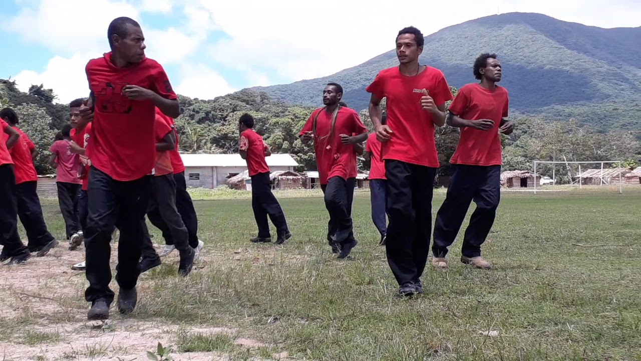 Mota Mens Fellowship performing at Torba Sports Complex,  Sola, Vanualava