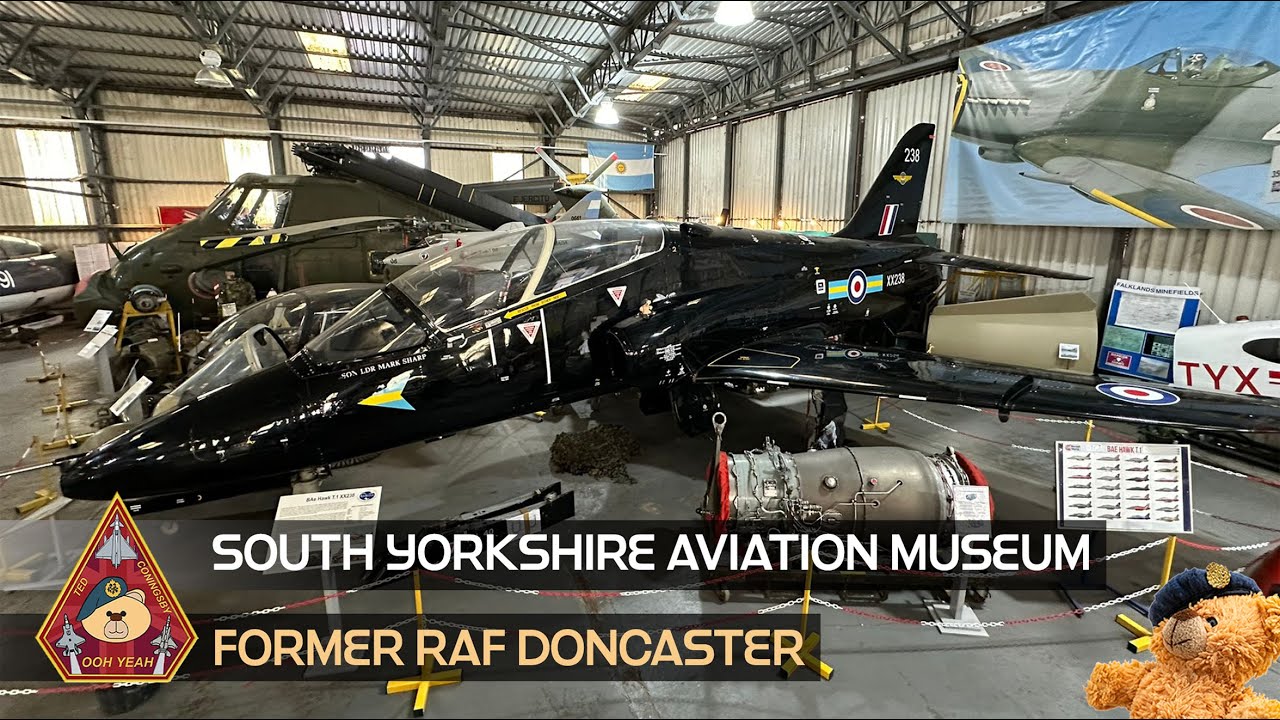 TED'S VISIT SOUTH YORKSHIRE AIRCRAFT MUSEUM CANBERRA, EE LIGHTNING, HUNTER • FORMER RAF DONCASTER