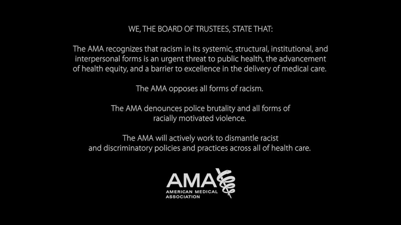 AMA Board of Trustees pledges action against racism and police brutality