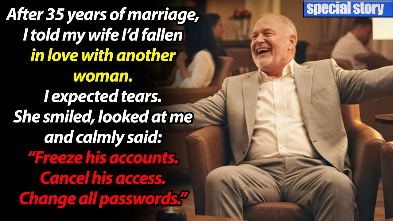 I Publicly Betrayed My Wife for a Young Mistress—Unaware She’d Frozen Everything I Owned