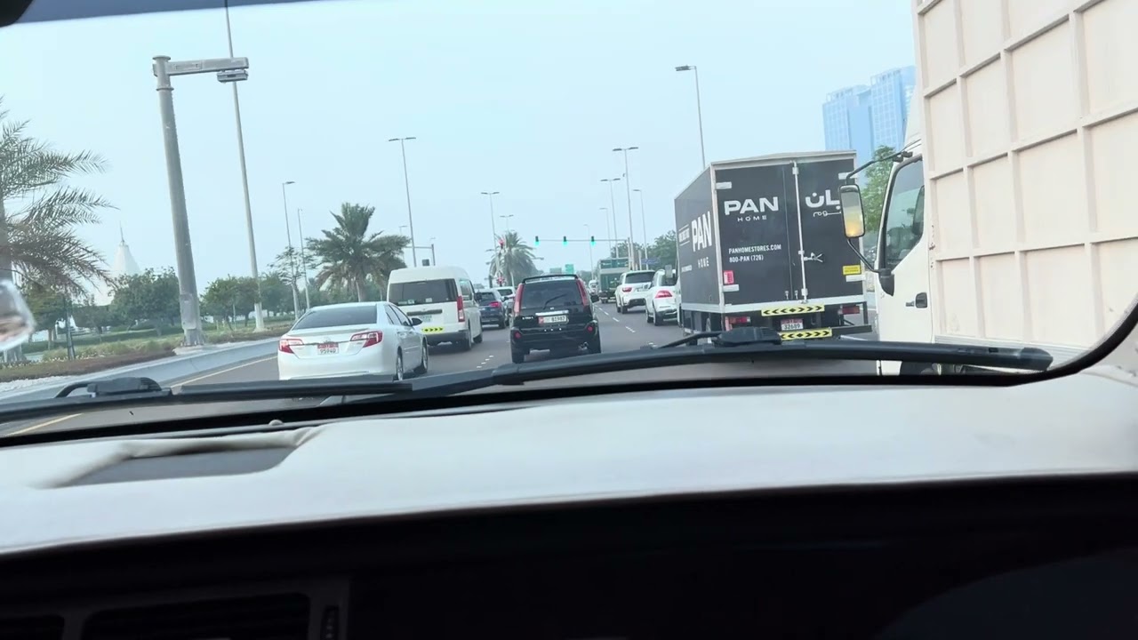 Evening Drive Through Corniche Road to 42 Abu Dhabi | Exploring the Innovative Coding School