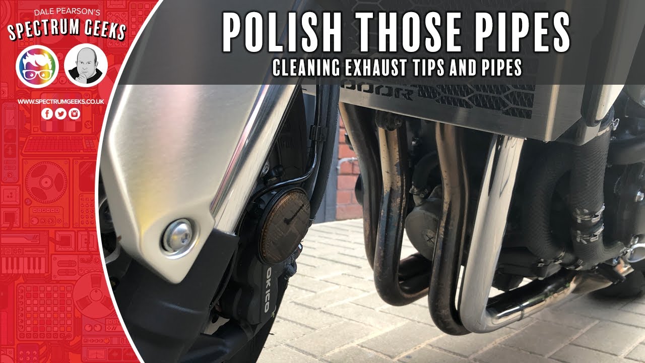 Chrome Detailing on Bike and Cars - Cleaning your exhaust pipes