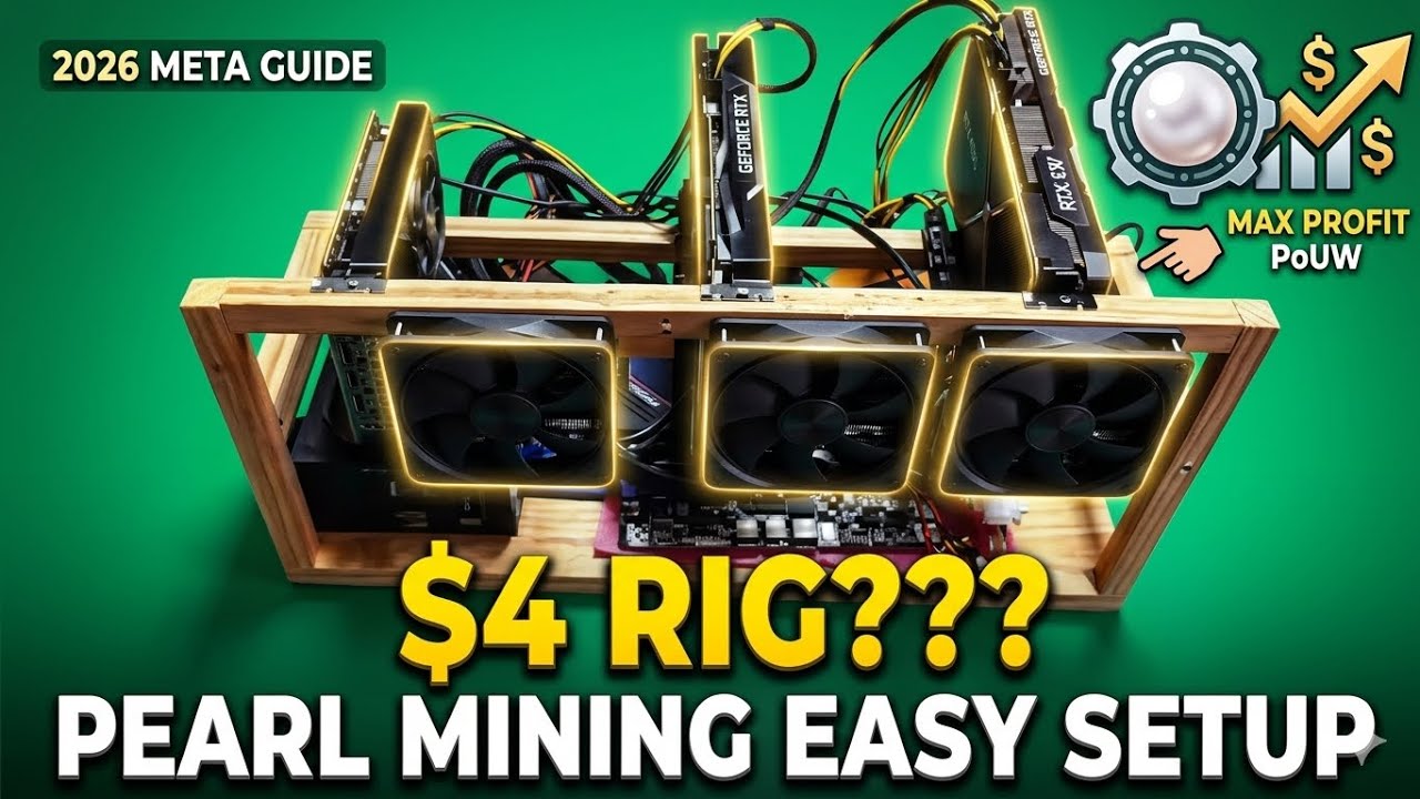 I Built a Mining Rig for Pearl Coin! (Easy Setup)