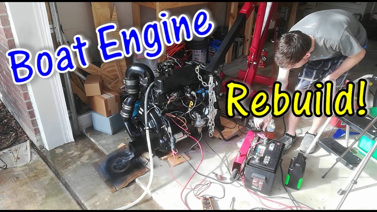 Ремонт лодочного двигателя Mercruiser 3.0