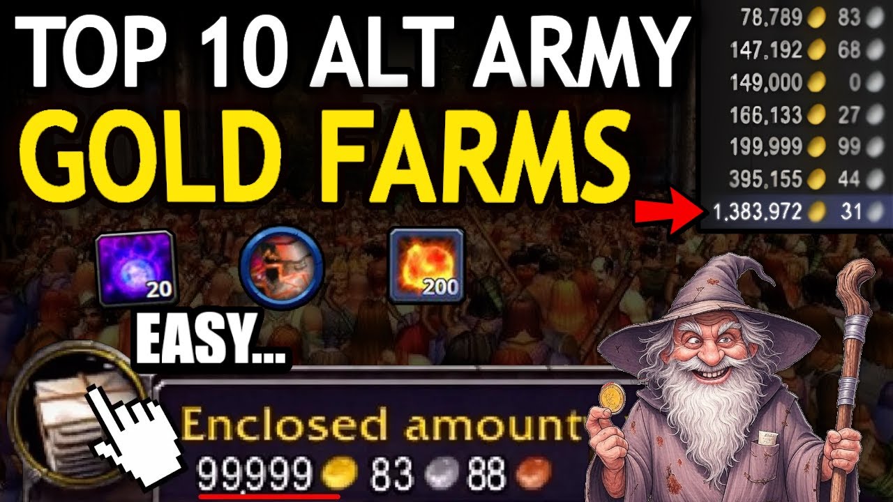 TOP 10 BEST Alt Army DAILY Gold Farms!💰Classic MoP | EXPLAINED IN UNDER 2 MINUTES [2025] Guide