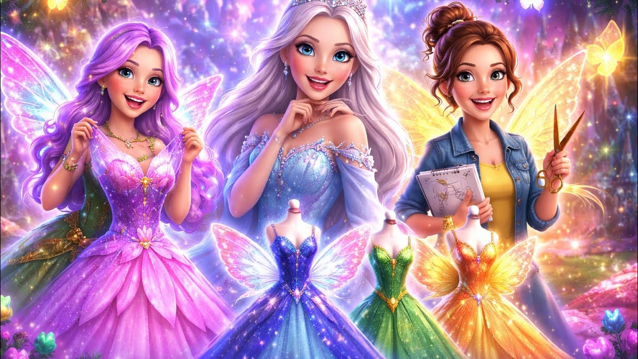 रानी लुमेरा और जादुई ड्रेसेस | Magical Fairy Dress Story | Disney Style Fairy Tale.