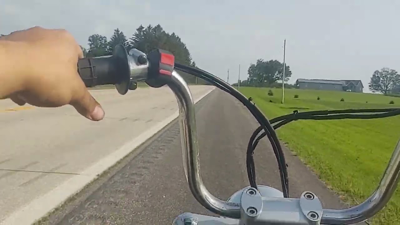 18 HP V-TWIN Mini Bike High Speed Ride With A 28 Tooth Rear Sprocket (70 mph)