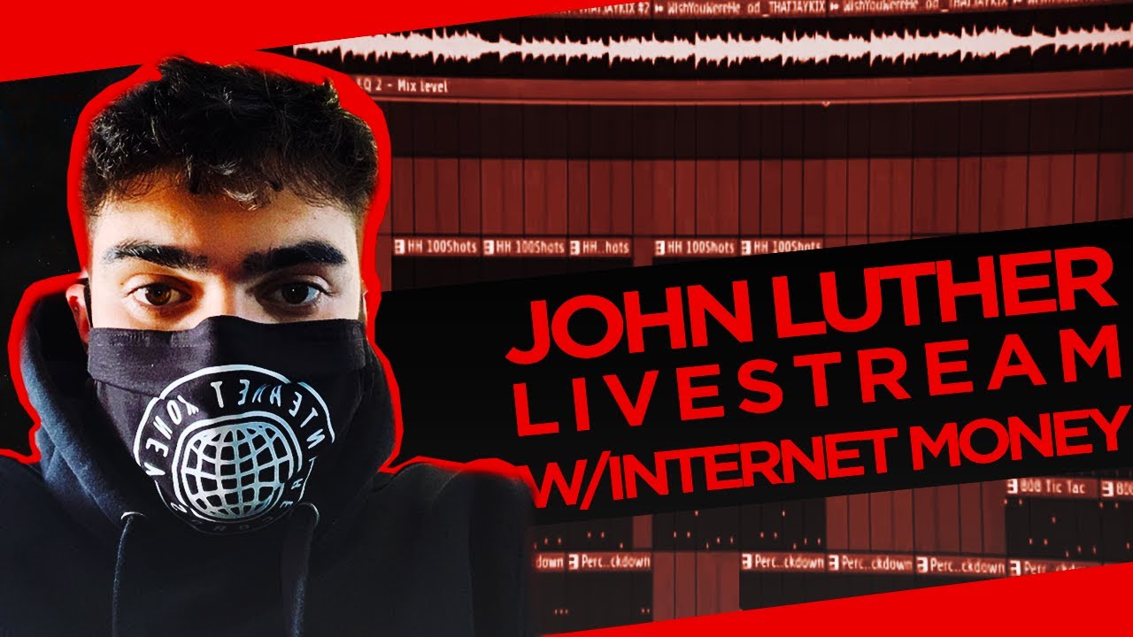 ✨ JOHN LUTHER w/INTERNET MONEY LIVE STREAM ON TWITCH (2021-02-19) MAKING BEATS