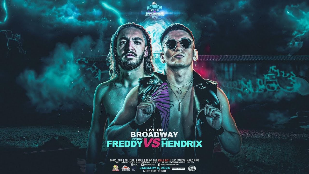 Flyboy Freddy vs. Joey Hendrix | 1/6/2024 | PCWAZ: Live on Broadway