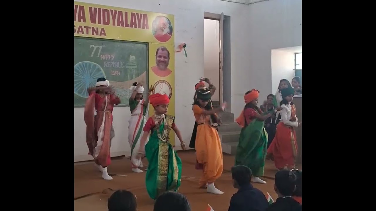 🇮🇳 Republic Day Dance | Vijay Bhava | Girls Performance 🇮🇳 Chinmaya Mission Satna M.P 