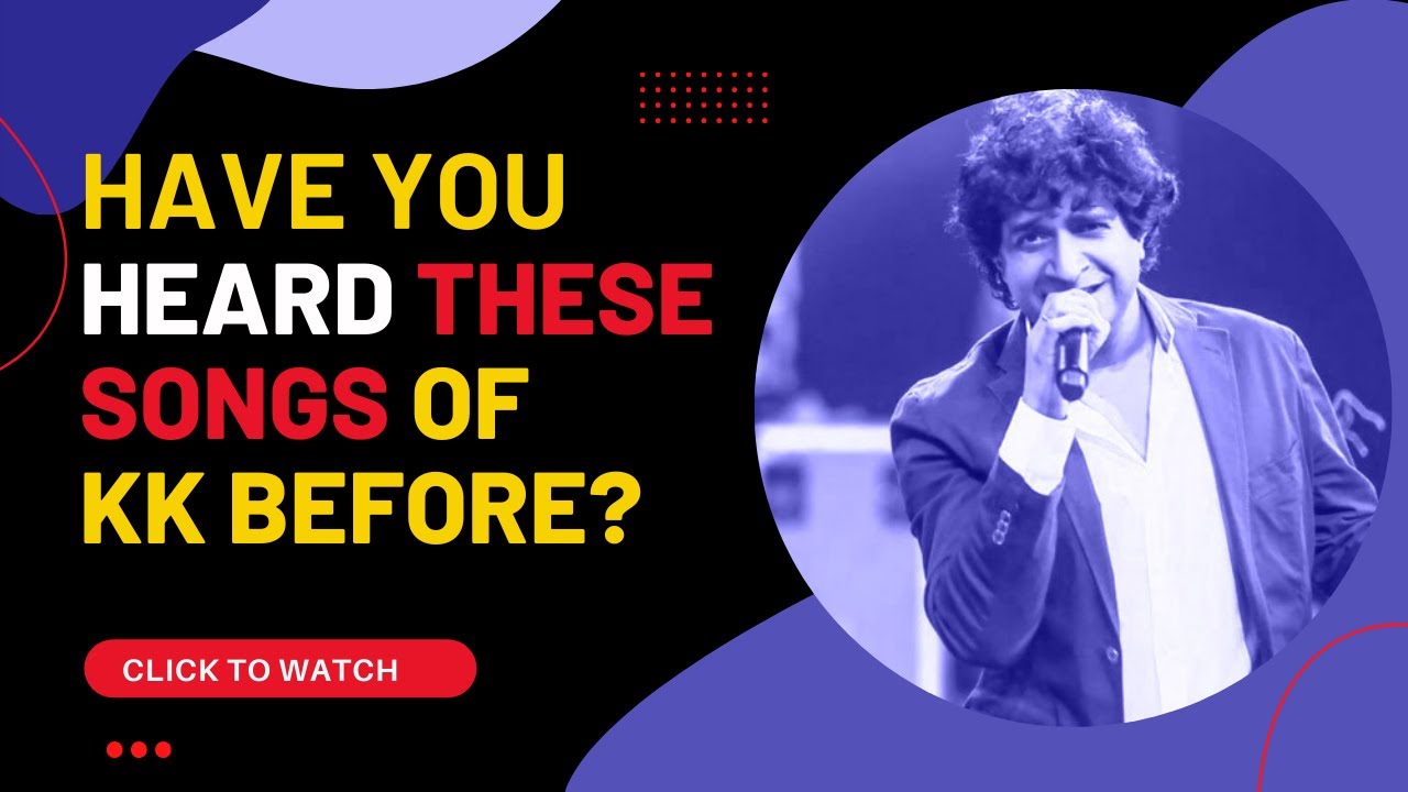 Underrate and less unheard songs of KK 😢 | Let people know KK sung songs that are masterpieces 😢😍