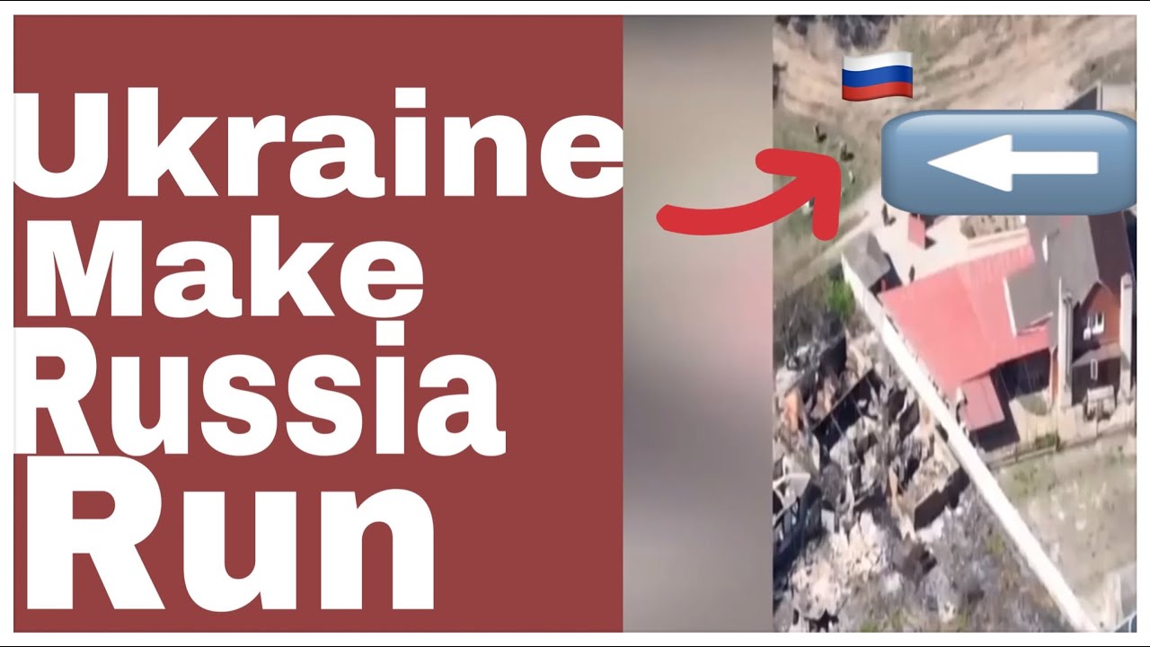 Russian soldiers run for their lives as base is respected bombed by Ukrainian troops weakness Russia