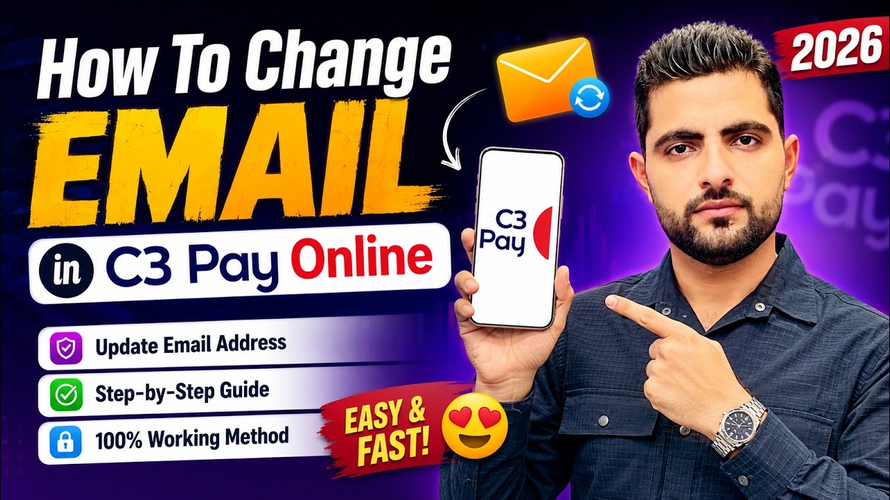 How To Change Email in C3 Pay Online 😍 | Update Email Address in C3 Pay App (2026)