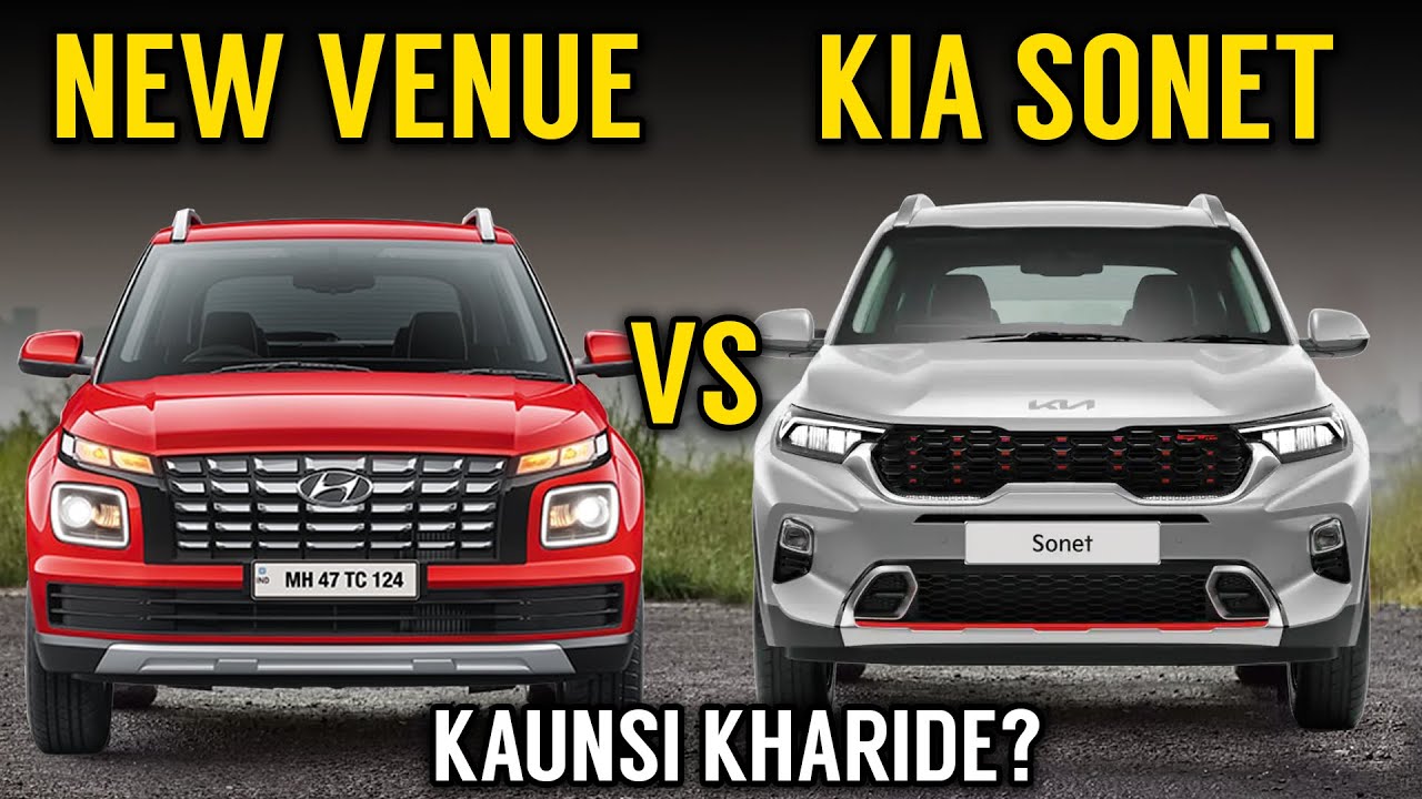 Venue Facelift Vs Kia Sonet | Detailed Comparison | Hyundai Venue VS Kia Sonet | Which is better?
