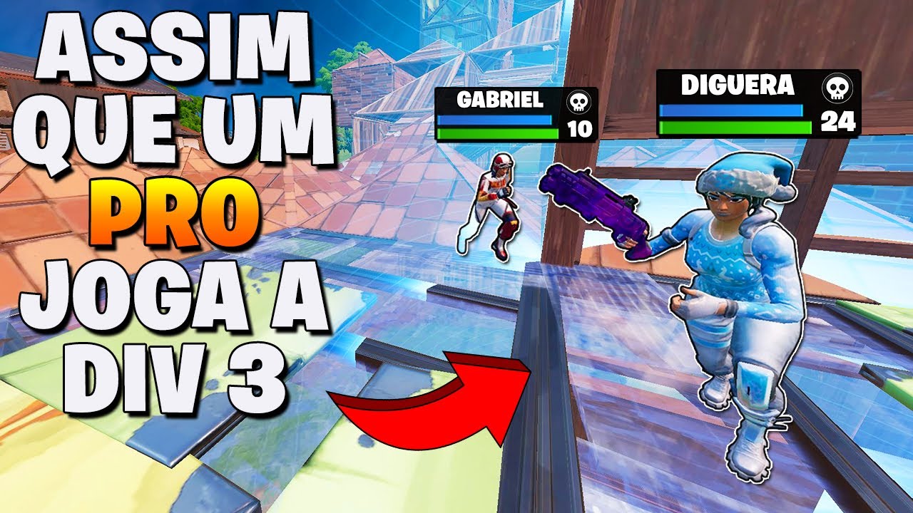 Como um PROPLAYER jogou a DIV 3 I FORTNITE