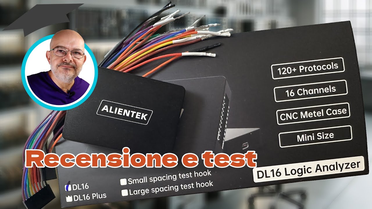 Analizzatore di stati logici 16ch 250MHz: recensione e test - Zilog Z80 in pratica