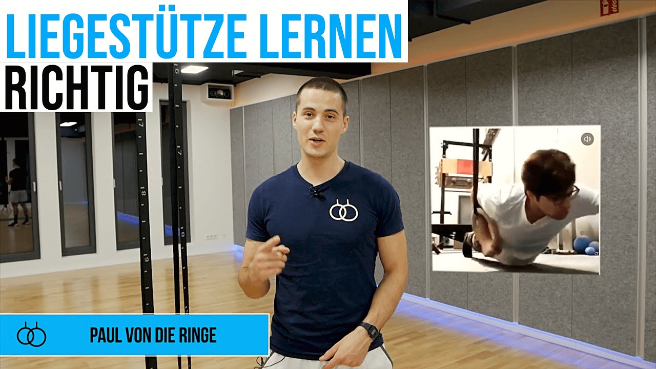 Liegestütze LERNEN (Ringe)! Fails vermeiden!