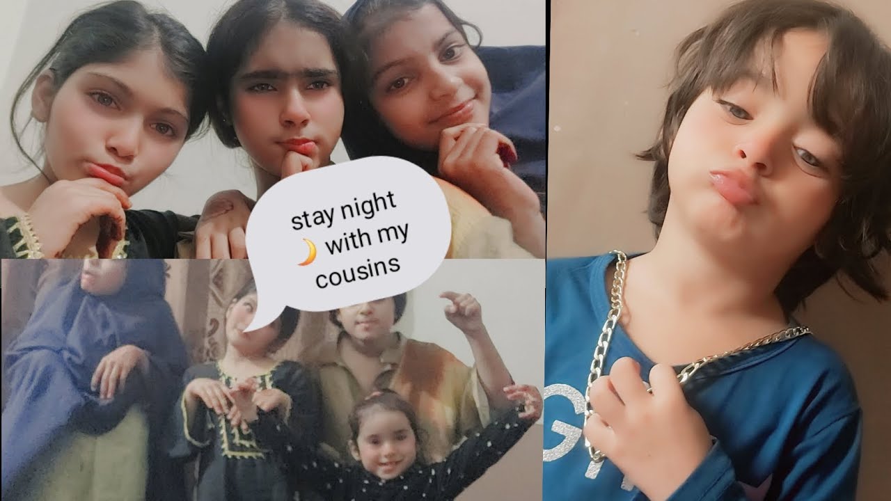 Night stay with my cousins 😘 💗 💕 Bahut maza aya hai 