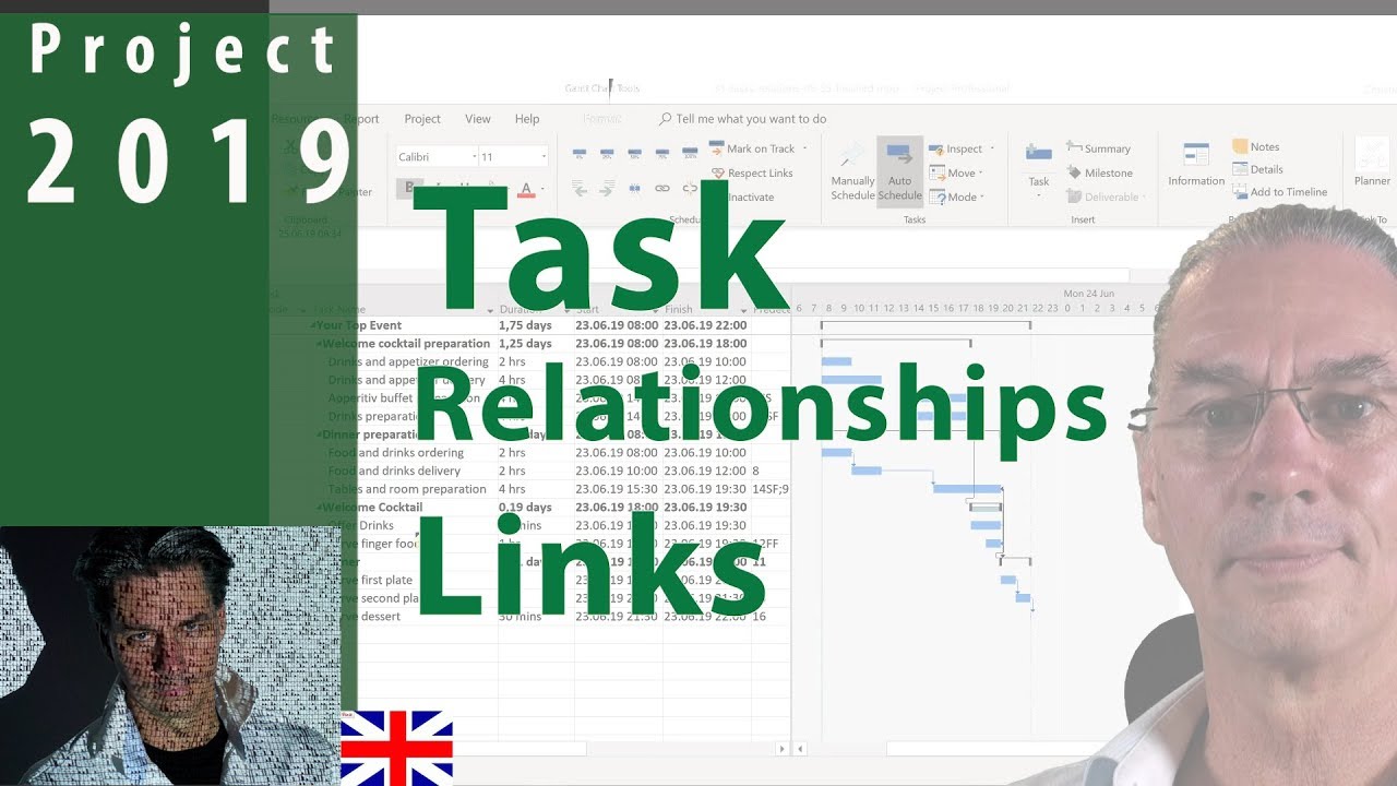 # 31 MS Project 2019 ● Tasks Links Relationships ● Dependencies  ● PMP or CAPM