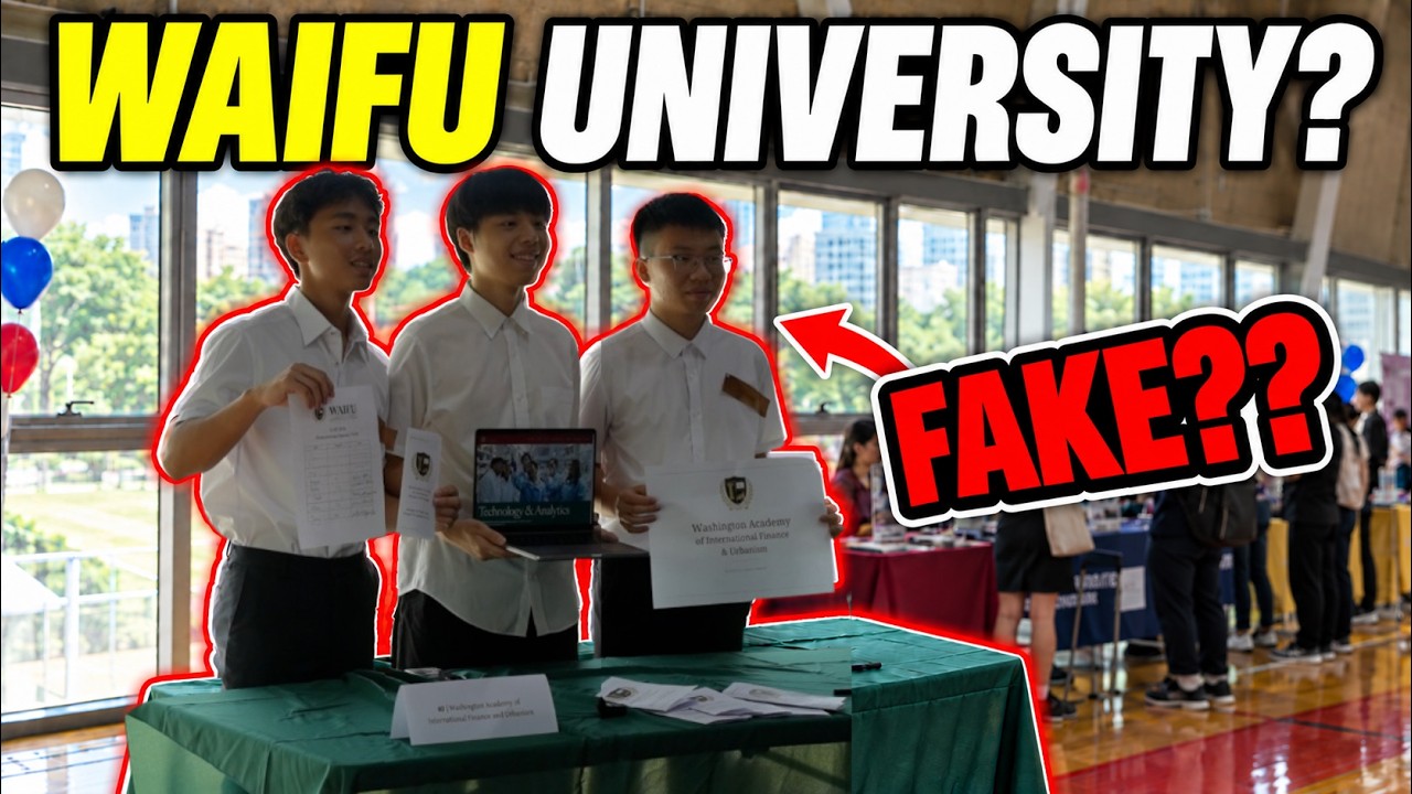 We snuck a FAKE University into Taiwan's Biggest College Fair!