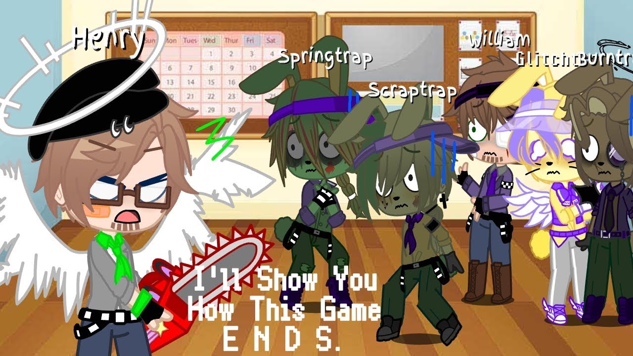 Different Versions Of William Afton Stuck In A Room Together For 24 Hours Part 2 [FNAF x GC]