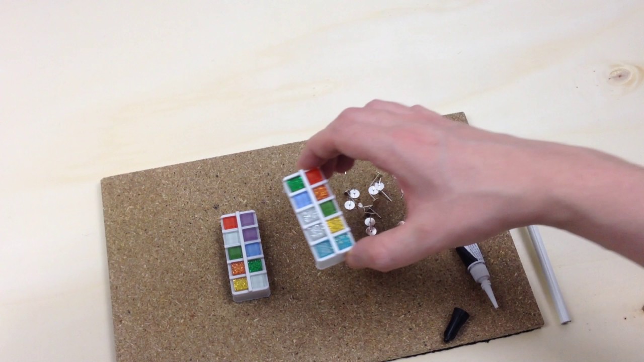 [Ohrstecker] Viereckig - Glas - DIY