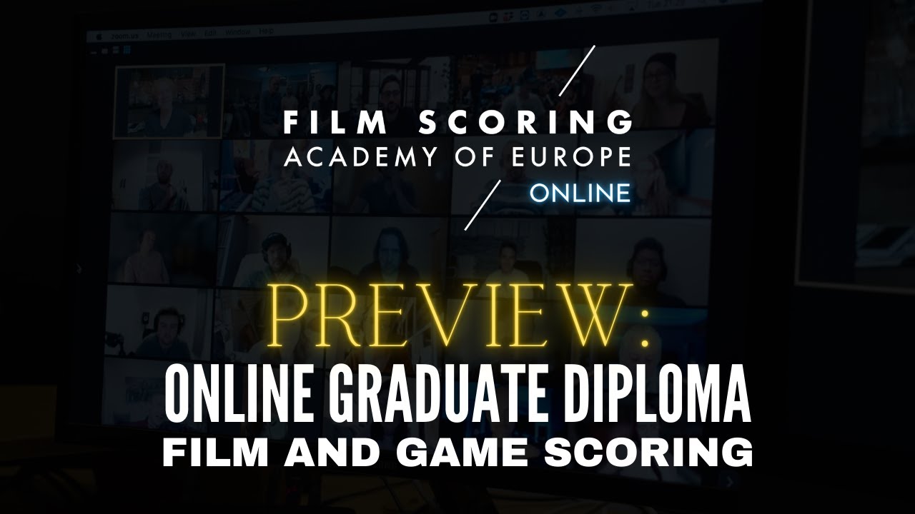 Preview: Online Graduate Diploma in Film and Game Scoring