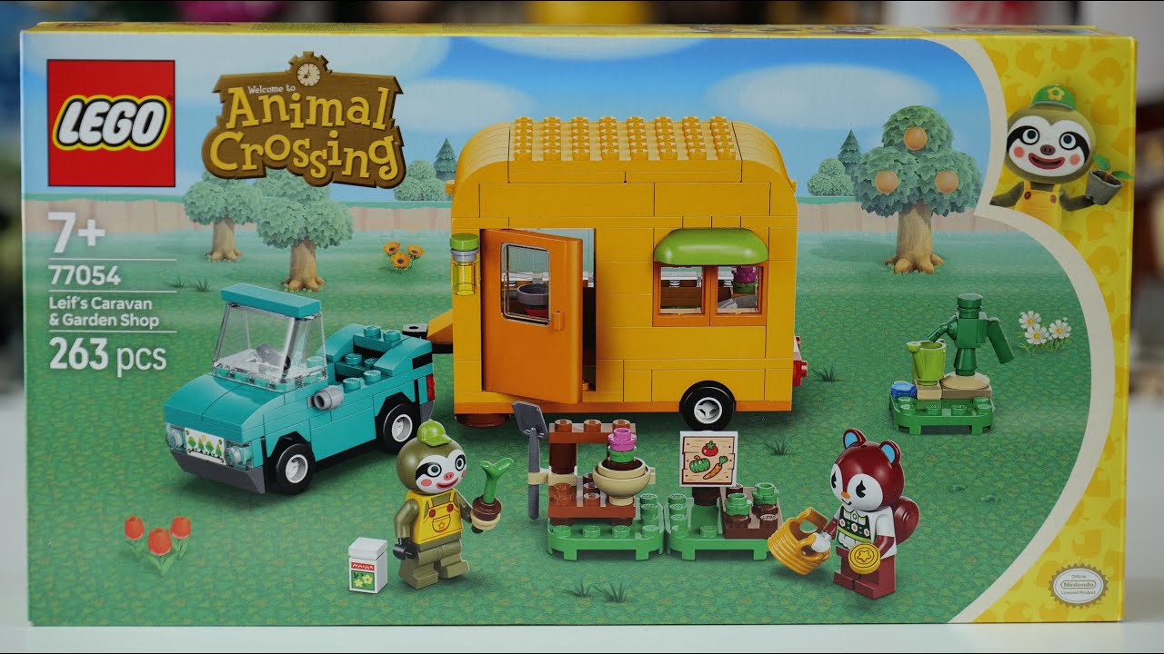LEGO Animal Crossing 77054 Leif's Caravan & Garden Shop - LEGO Speed Build Review