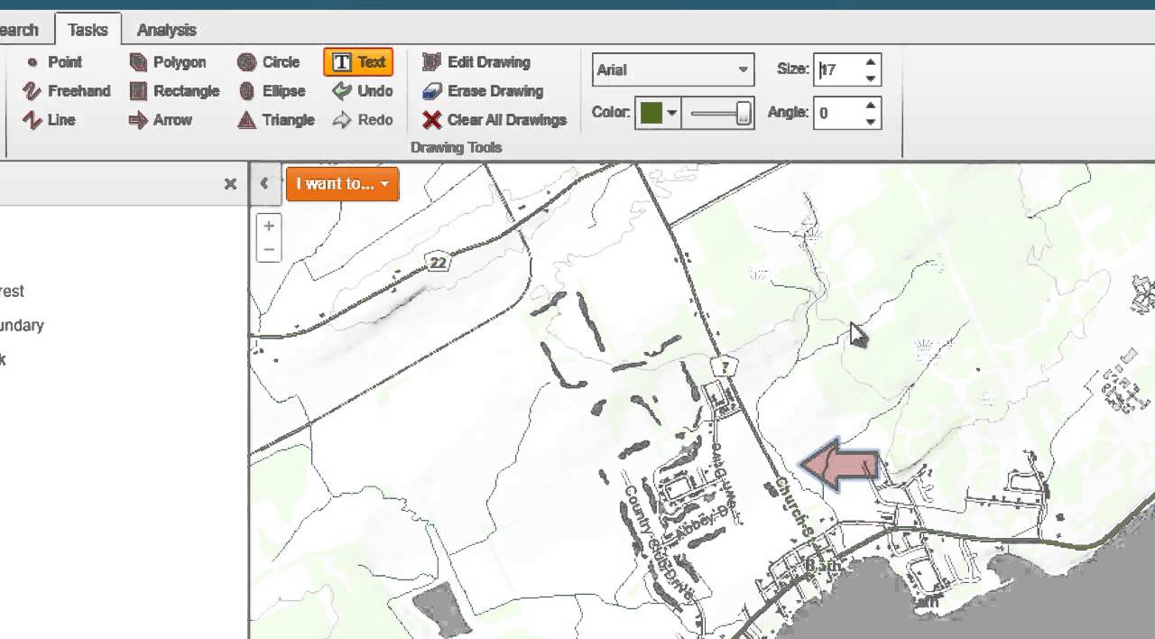 GIS Web Map - Draw & Print Help